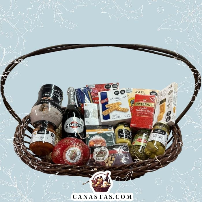CANASTA NAVIDEÑA VINOS