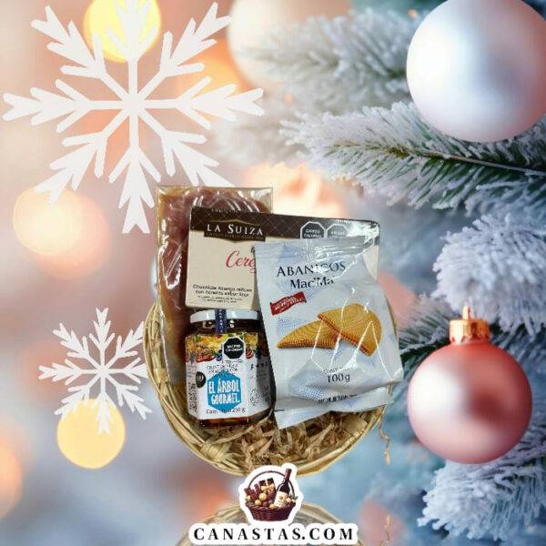 CANASTA PARA ARCON NAVIDEÑO