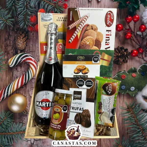 CANASTAS NAVIDEÑAS SIN ALCOHOL